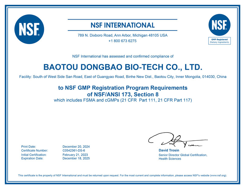 NSF--GMP